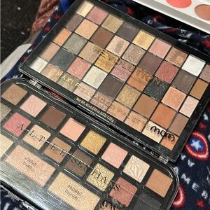 Revolution Gold and Brown Eyeshadow Palette with Shimmery and Matte Finishes